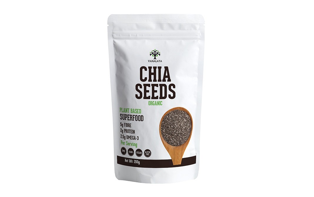 Vanalaya Organic Chia Seeds    Pack  250 grams